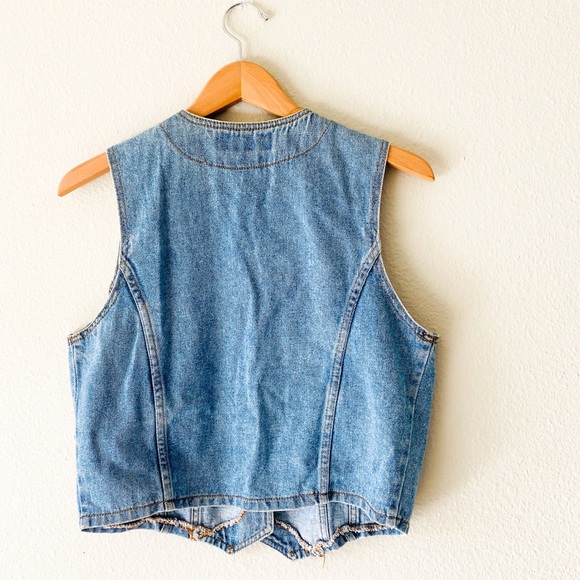 Vintage Team Tactics denim jacket 80s - Picture 6 of 7